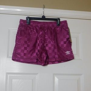 Umbro Big Girls Adjustable Waist Pull-On Short Size: L (14)